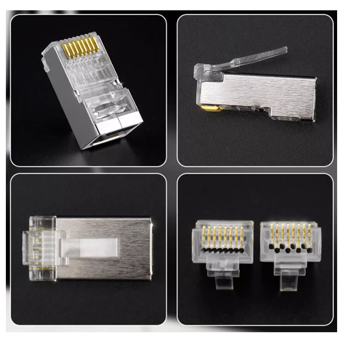 Cat.6 FTP shielded 8P8C Plug Suitable Easy without insert bar